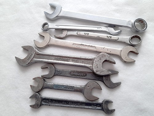 Vintage set spanners - vintage,